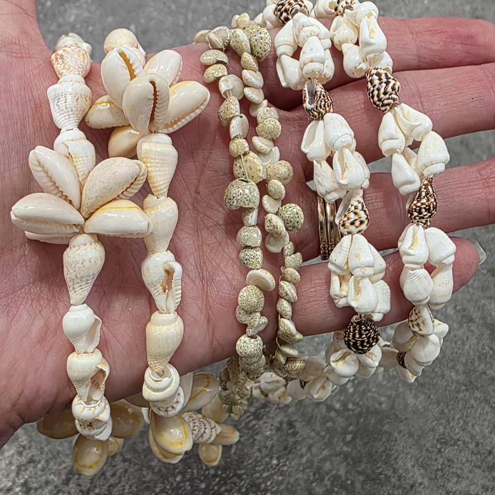 Vintage Hawaiian Natural Shell Necklaces